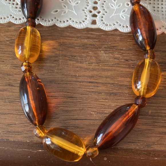 Vintage costume beaded necklaces - Picture 3 of 7